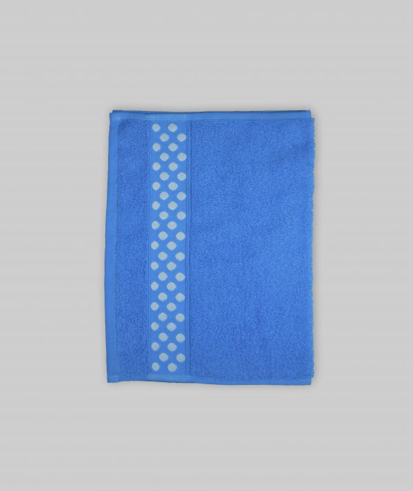 toalla tocador color azul