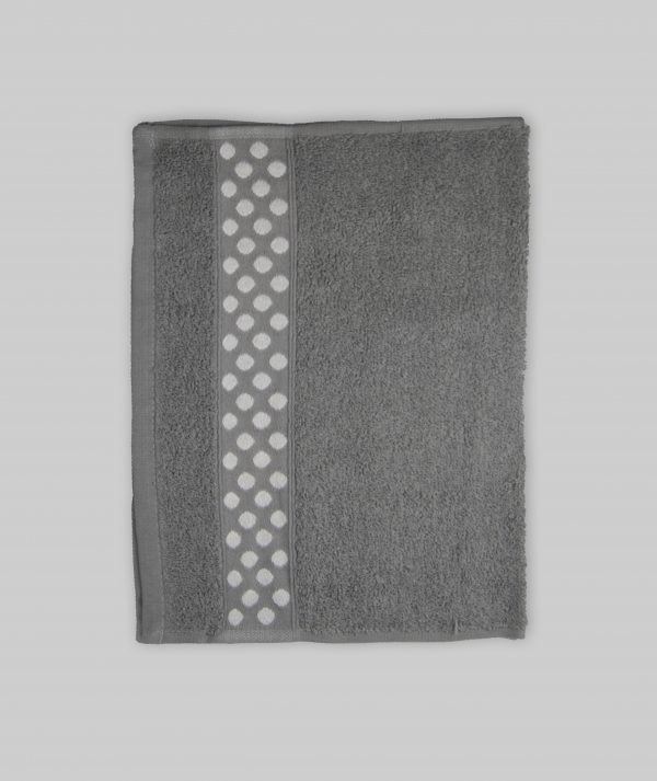 toalla tocador color gris